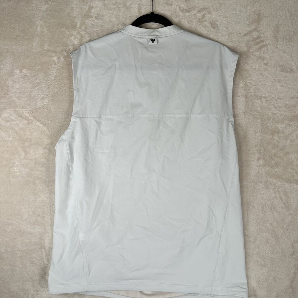 NWT Bad Birdie 1/4 Zip LW Golf Vest Glacier Gray Sleeveless Men's Size Large - Picture 13 of 14
